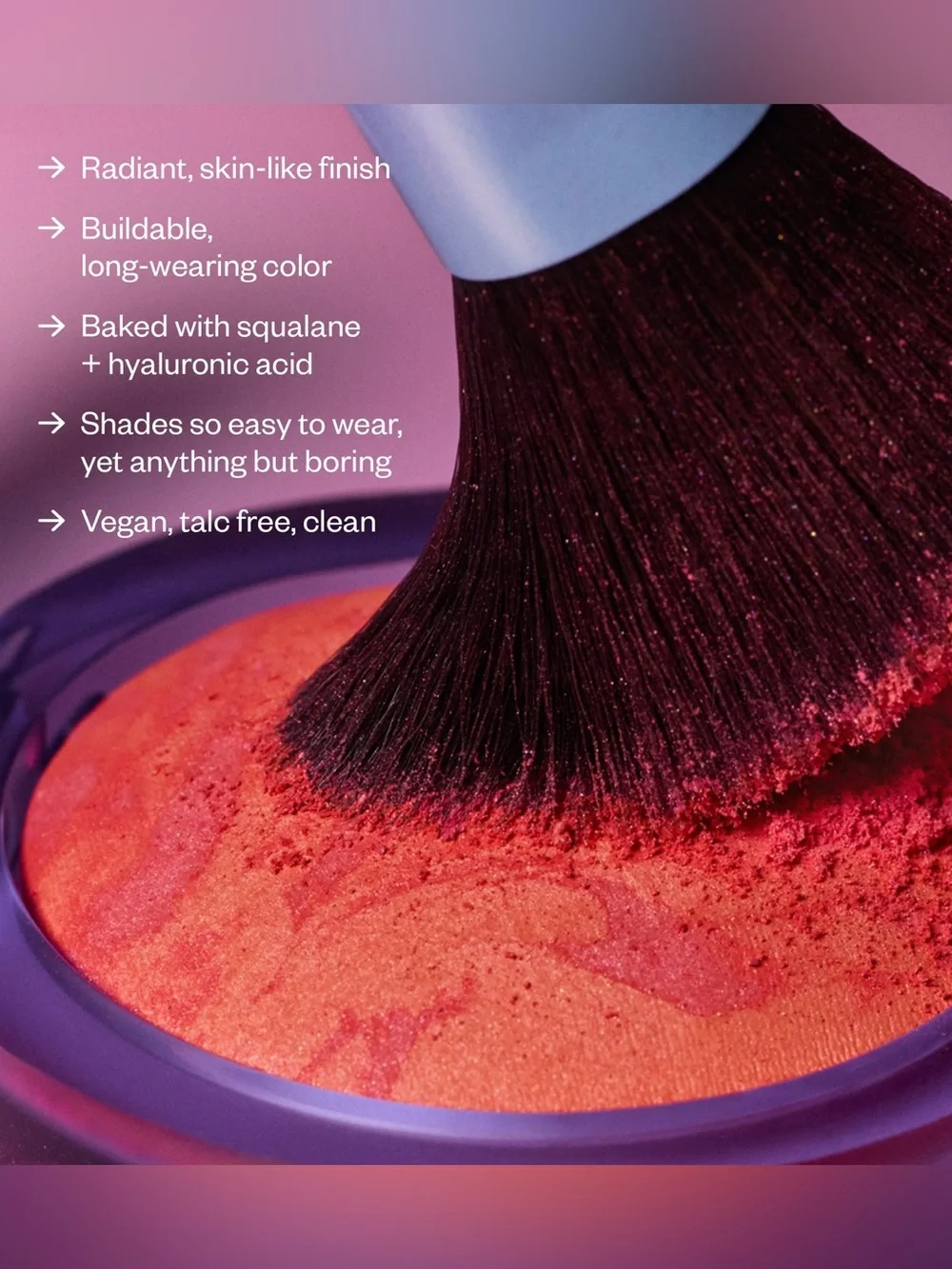 KOSAS BLUSH IS LIFE BAKED TALC-FREE DIMENSIONAL + BRIGHTENING BLUSH;—BLISSED